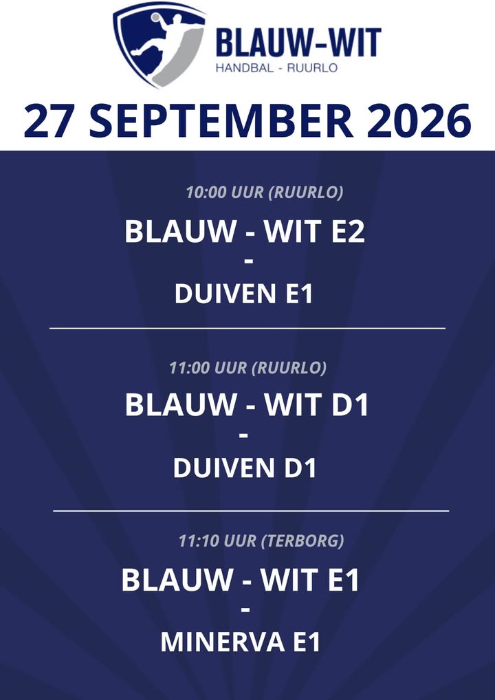Blauw Wit Ruurlo
