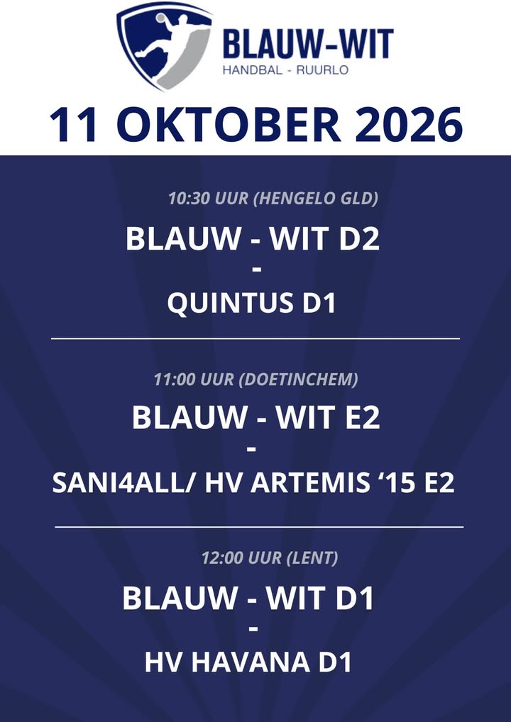 Blauw Wit Ruurlo